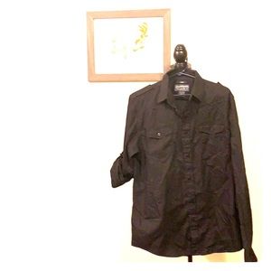 Handsome Black American Rag Shirt